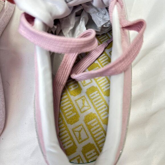 puma suede pink /grey euc size 6 women - Picture 9 of 12